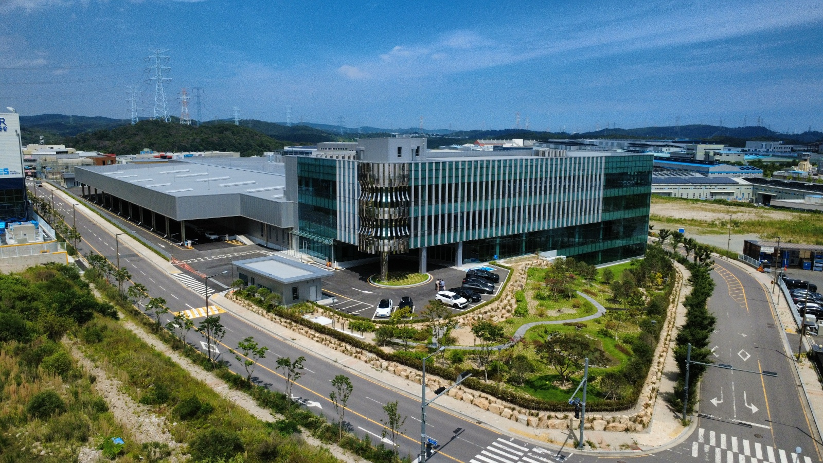 효성전기 신공장 전경
